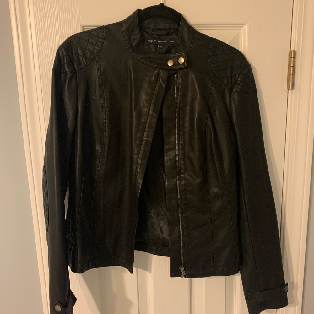 French Connection Leather Jacket